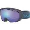 BOLLE Masque De Ski SUPREME OTG S2 - DARK GREY + BLUE MATTE AZURE -Promos Skis Boutique bolle supreme otg s2 dark grey blue matte azure masque 2023