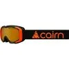 CAIRN Masque Junior BOOSTER CMAX - MAT BLACK NEON ORANGE/RED -Promos Skis Boutique cairn booster cmax mat black neon orange red masque junior 2023