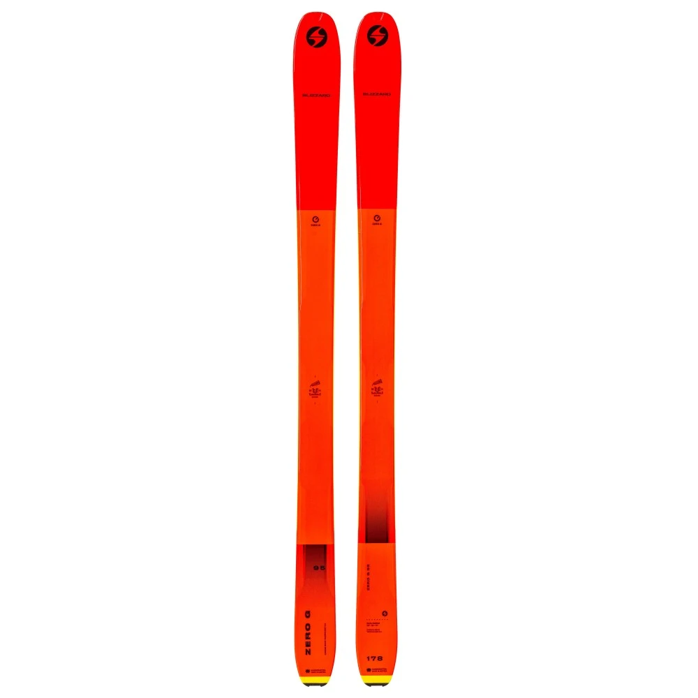 Ski Blizzard Zero G 095 Flat Orange 2022 3 Ski Blizzard Zero G 095 Flat Orange 2022