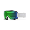 SMITH Masque De Ski MOMENT - WHITE VAPOR CHROM EVERYDAY GREEN MIRROR -Promos Skis Boutique smith moment white vapor chrom everyday green mirror masque 2023