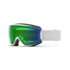 SMITH Masque De Ski MOMENT - WHITE VAPOR CHROM EVERYDAY GREEN MIRROR